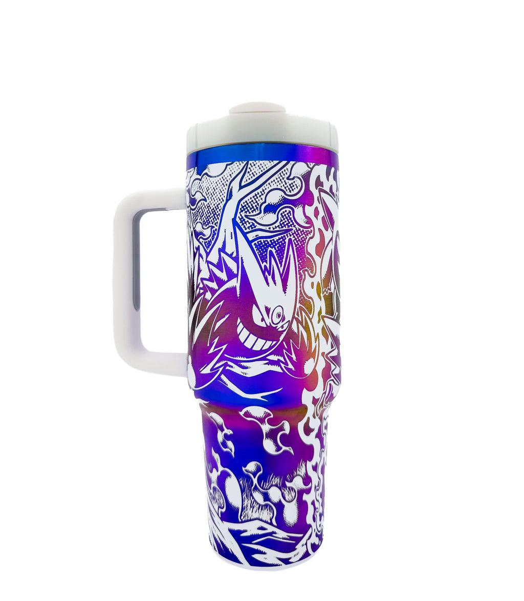 Shadow Ball White Tumbler